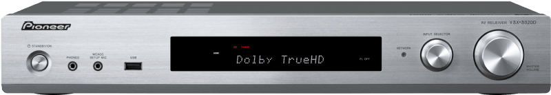 Pioneer 5.1 Kanal AV Receiver, VSX-S520D-S, Hifi Verstärker 80 Watt-Kanal, DAB+, WLAN, Bluetooth, Multiroom, Dolby TrueHD-DTS-HD, Musik Apps (Spotify, Deezer u.a.), Internetradio, Silber - Preisvergleich