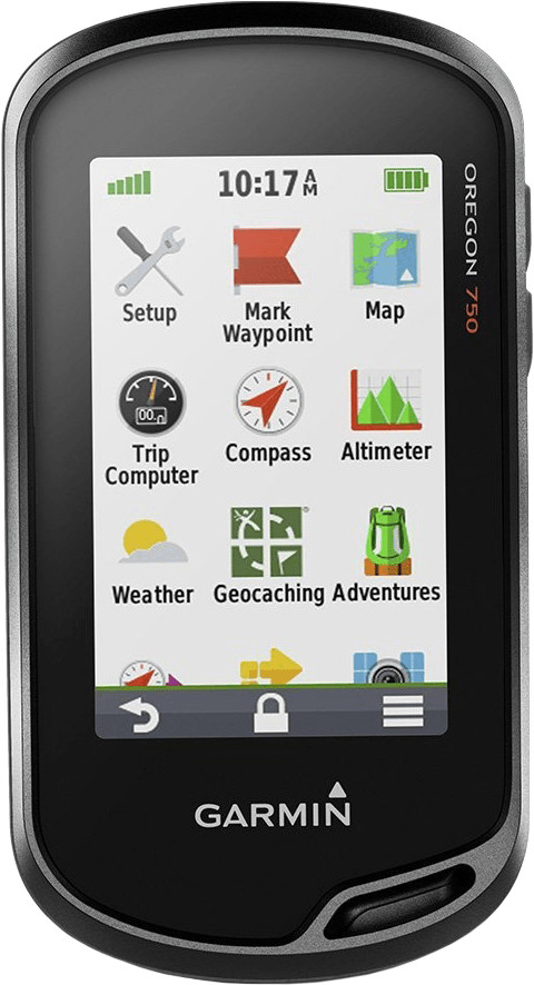 Garmin Oregon 750 - robustes, wasserdichtes GPS-Outdoor-Navi mit 3 Zoll (7,6 cm) Farb-Touchscreen, vorinstallierter Basiskarte, 8 MP-Kamera, Aktivitätsprofilen für Outdoorsportarten, Geocaching Live, WLAN