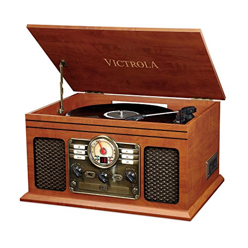 Victrola Classic 6-in-1 Bluetooth Record Player Music Centre - Mahagoni