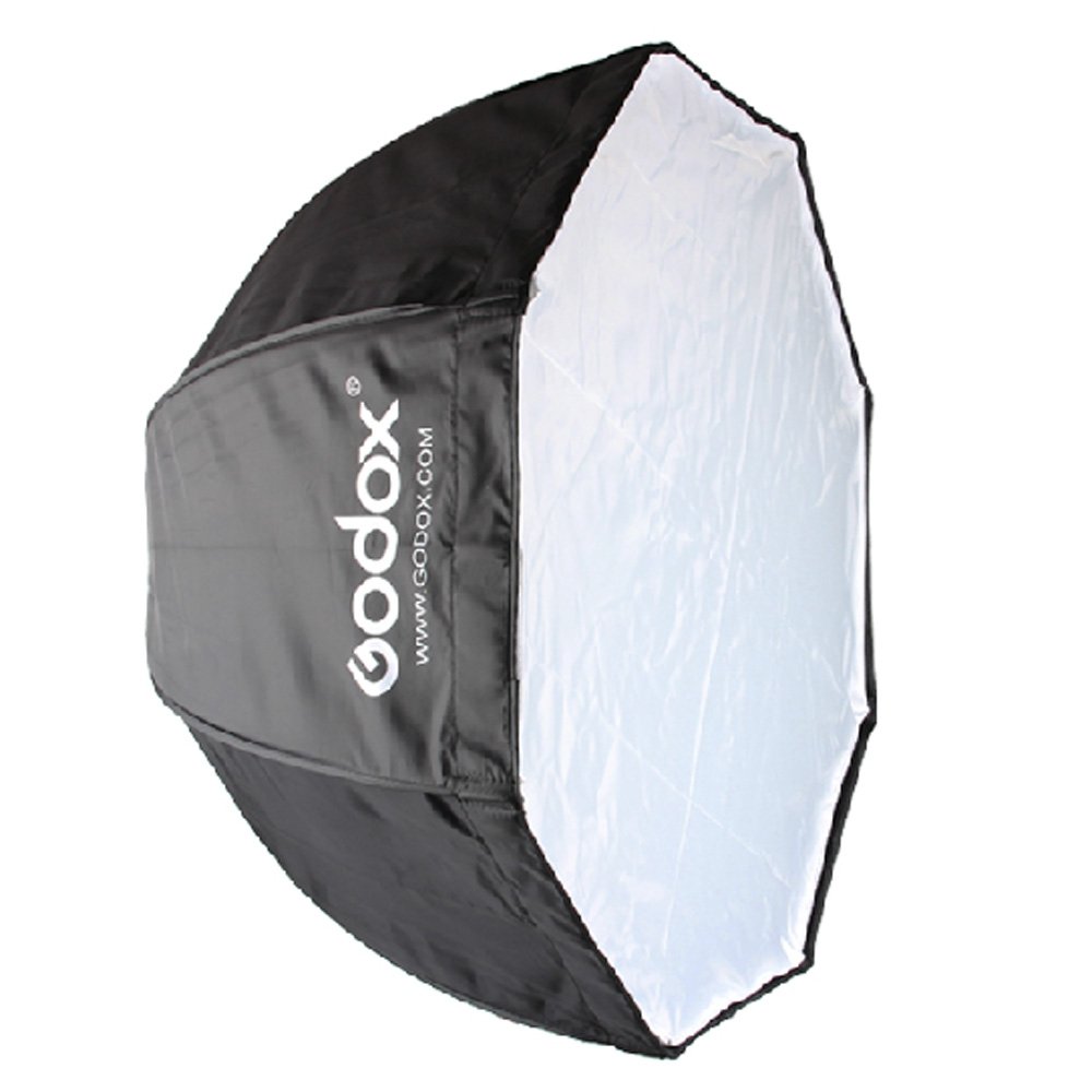 Godox 120cm / 47.2in Tragbare Octagon Softbox Regenschirm Brolly Reflektor für Blitzgerät