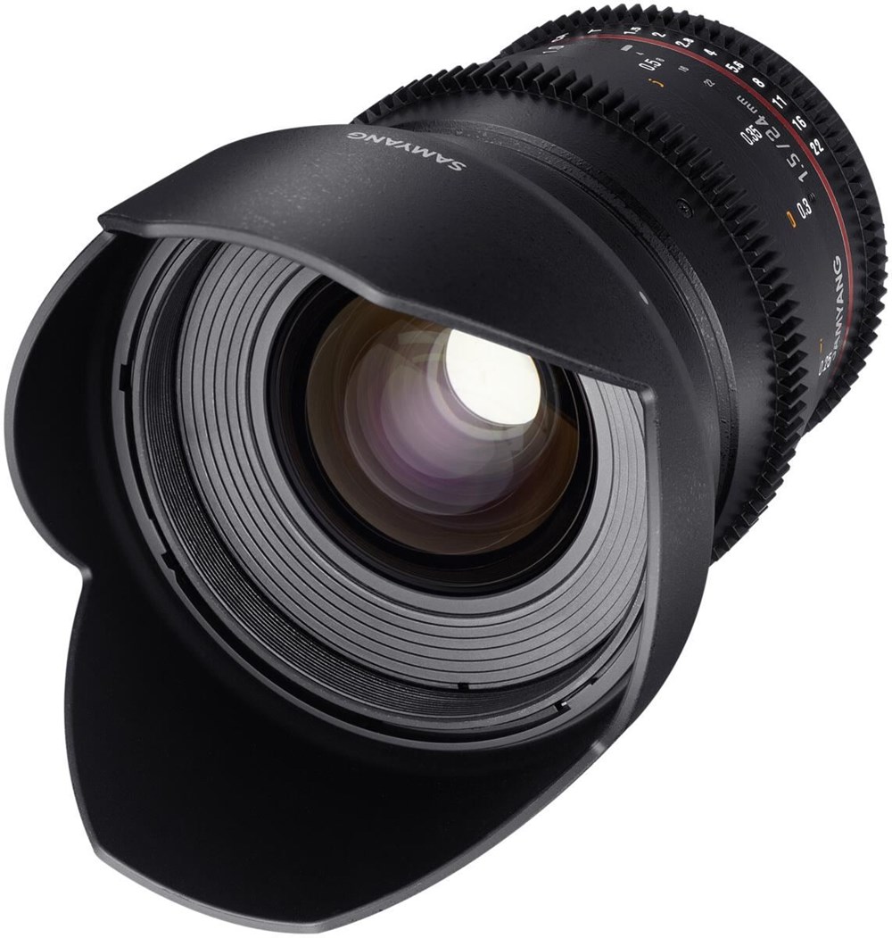 SAMYANG 13024T1.5N T1.5 VDSLR ED UMC II Objektiv für Anschluss Nikon (24mm)