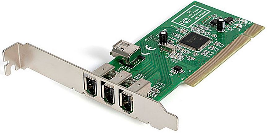 StarTech.com 4 Port 1394a FireWire PCI Schnittstellenkarte - 3x extern 1x intern (PCI1394MP)