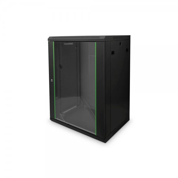 DIGITUS 19'' 16HE Wandgehäuse Dynamic Basic Serie 816x600x450 mm Schwarz Netzwerkschrank - Preisvergleich
