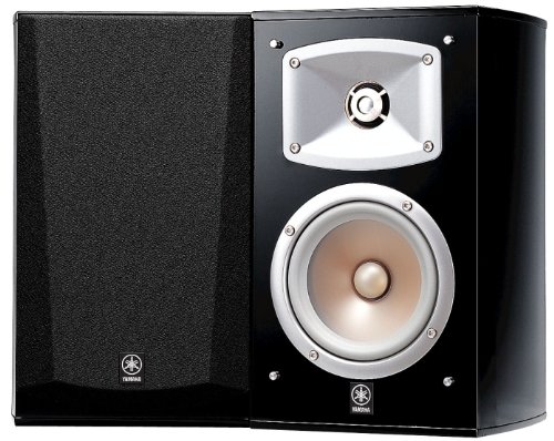 Yamaha NS 333 Regal Lautsprecher System im Paar (2-Wege Bassreflex, akustische Aufhängung, 60W) schwarz Regallautsprecher - 60 Watt - schwarz