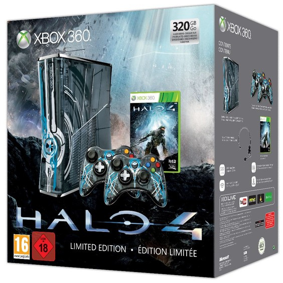 Microsoft XBox 360 slim 320GB Halo 4 Limited Edition