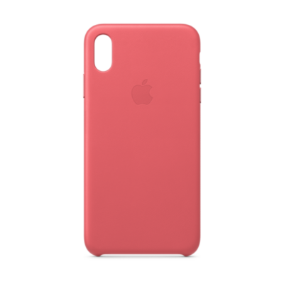 Apple Leder Case (Iphone Xs Max) - Pfingstrosenpink
