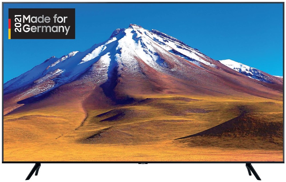 Samsung GU75TU6999U 189 cm (75 Zoll) LED Smart TV (Ultra HD, HDR) HD-Triple-Tuner (Sat, Antenne, Kabel) Modelljahr 2020 Energieklasse G (DE-Modell)