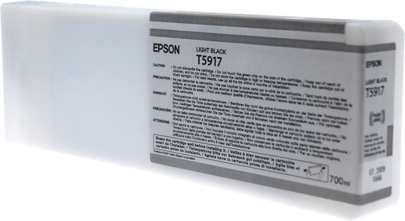 Epson T5917 Tintenpatrone, Singlepack, hell schwarz