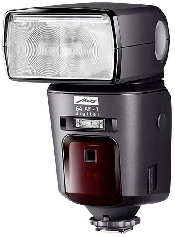 Metz mecablitz 64 AF-1 für Canon Kameras (DSLR und CSC) | High End Blitzgerät mit TTL, Leitzahl 64, HSS (High Speed Sync), Zweitreflektor, Touch-Display etc.