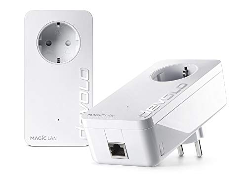 devolo Magic 1 LAN Starterkit 1-1-2 (1200 Mbit/s, 2x Adapter, Powerline, Gigabit-LAN, 400m)