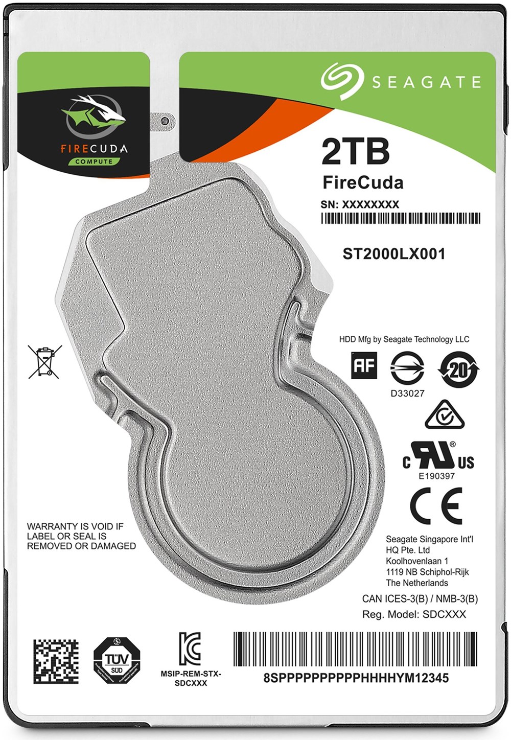 Seagate FireCuda Compute SSHD 2TB, SATA 6Gb/s (ST2000LX001)