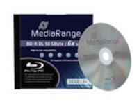 MediaRange BD-R Dual Layer 50GB 6-Fache Schreibgeschwindigkeit, Einzelnes Jewelcase