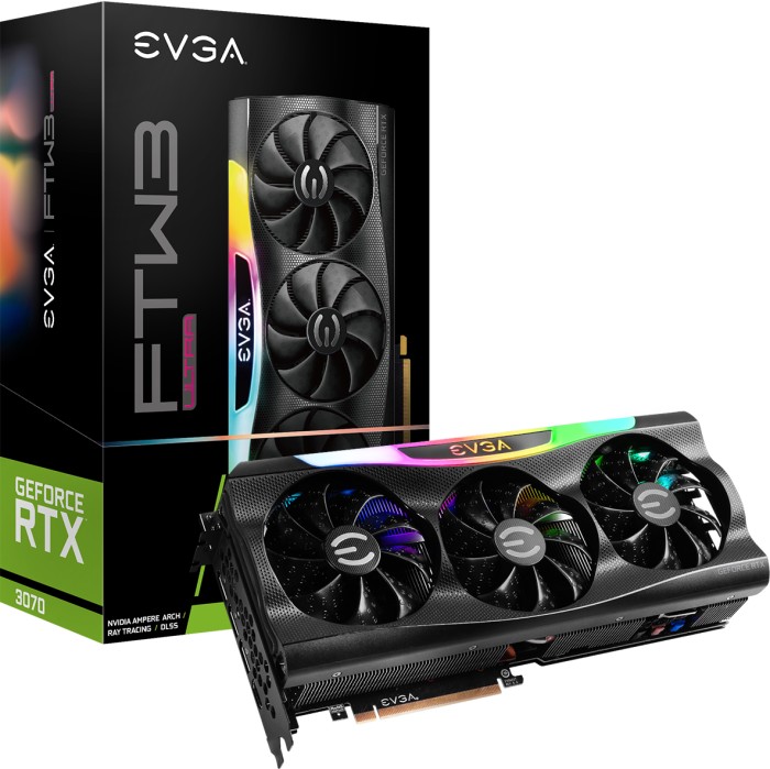 EVGA GeForce RTX 3070 FTW3 Ultra Gaming, 8GB GDDR6, HDMI, 3x DP (08G-P5-3767-KR)