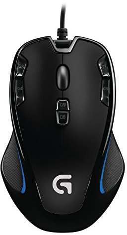 Logitech G300s Gaming Maus, 2500 DPI Sensor, USB-Anschluss, RGB-Beleuchtung, 9 Programmierbare Tasten, Taste zur DPI-Umschaltung, Benutzerdefinierte Spielprofile, Leichtgewicht, PC-Mac