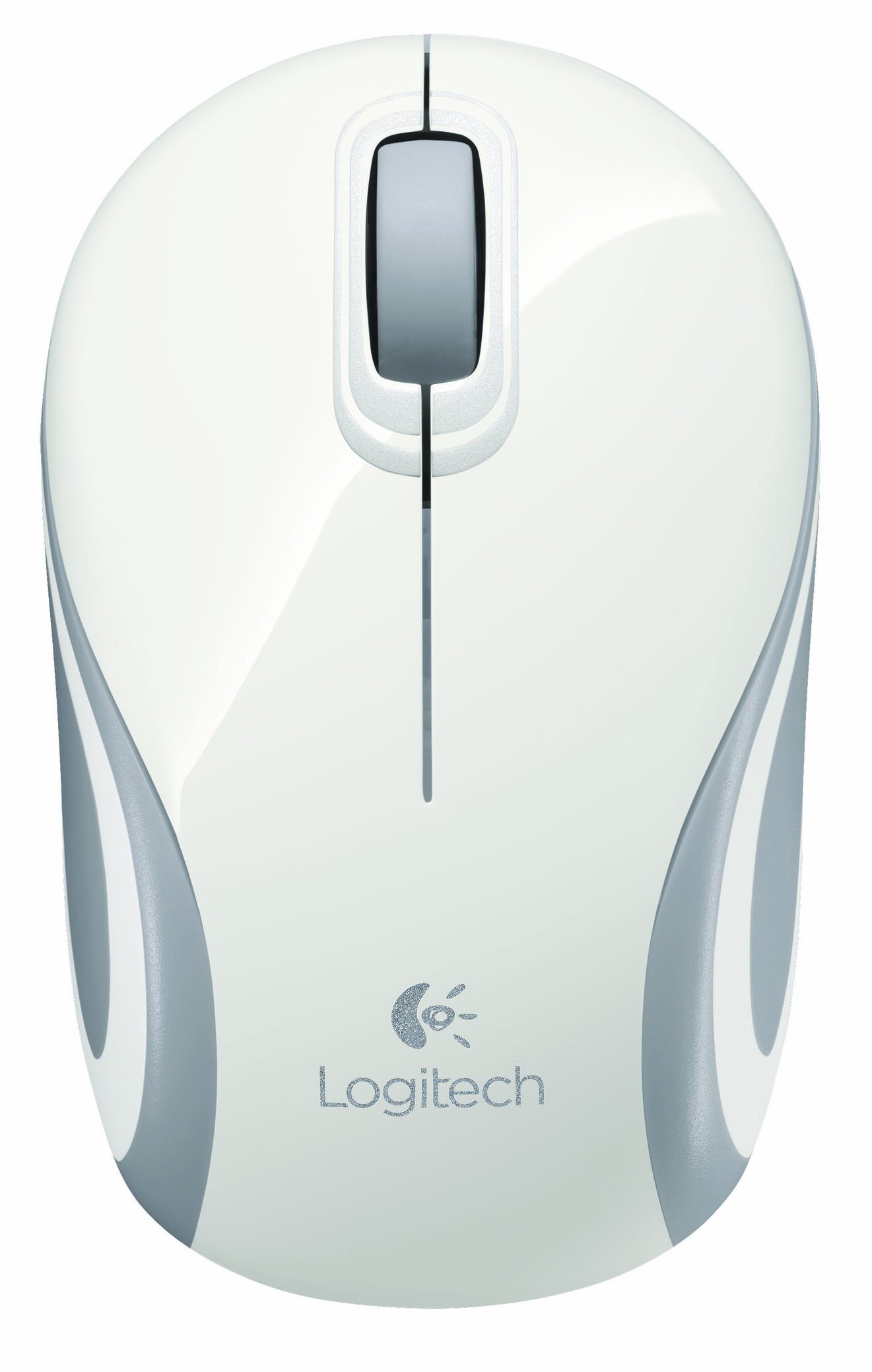 Logitech M187 Ultramobile Kabellose Maus, 2.4 GHz Verbindung via Nano-USB-Empfänger, 1000 DPI Sensor, Kompaktes Design, 3 Tasten, PC-Mac - weiß