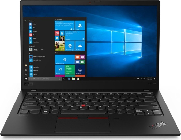 Lenovo ThinkPad X1 Carbon G8 - Business-Laptop 14 Zoll (35,6 cm) Full HD, Intel Core i5-10210U, 8GB RAM, 256GB SSD, Windows 10 Pro 64-bit (20U90001GE)