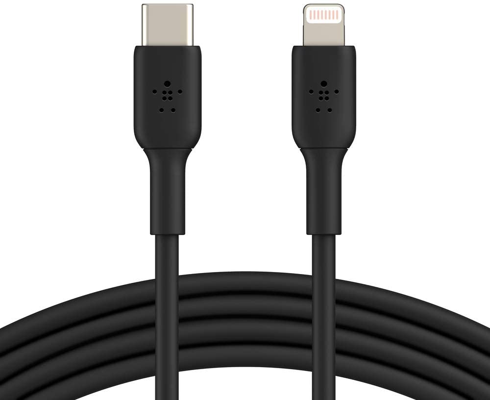 Belkin Lightning/USB-C Kabel PVC, 1 m, schwarz