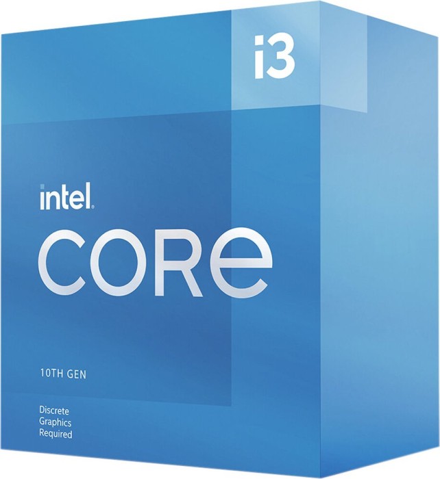 Intel Core i3-10105F, 4 Kerne (8 Threads), 3,7 - 4,4 GHz, Boxed (BX8070110105F)