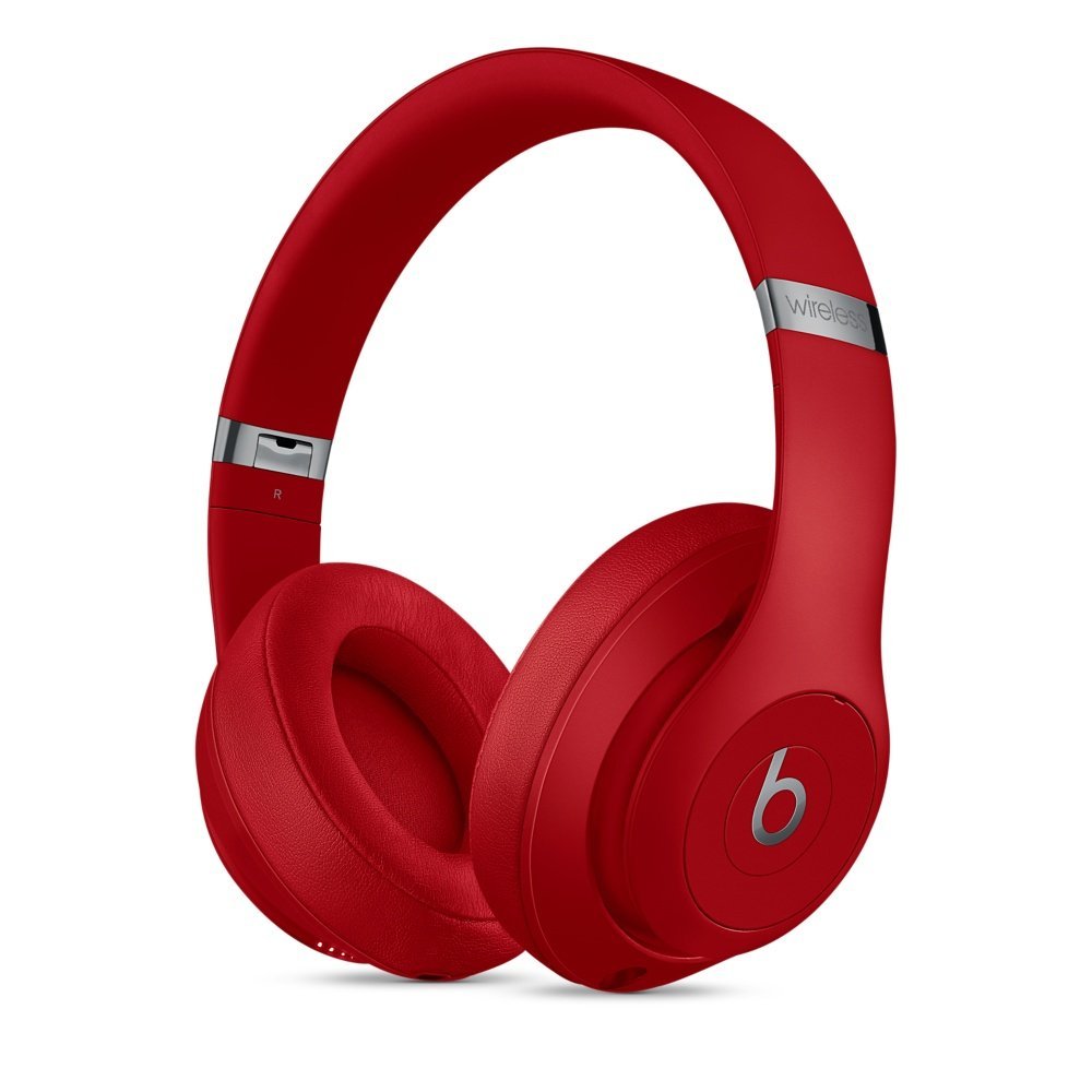 Beats Studio3 W1 Chip On-Ear-Kopfhörer mit Bluetooth, Mikrofon, Noise Cancelling, rot