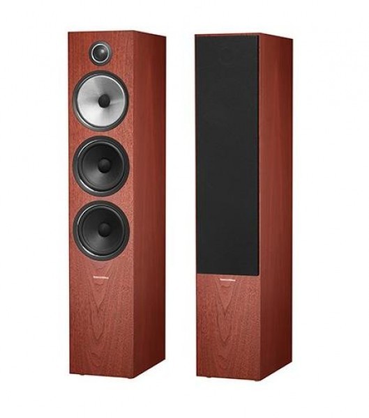 Bowers & Wilkins 703 S2 - Stückpreis Nussbaum rot Preis pro Stück Standlautsprecher