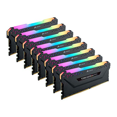 Corsair Vengeance RGB PRO 256 GB (8 x 32 GB) DDR4 3200 (PC4-25600) C16 Desktop Speicher, Schwarz - Preisvergleich