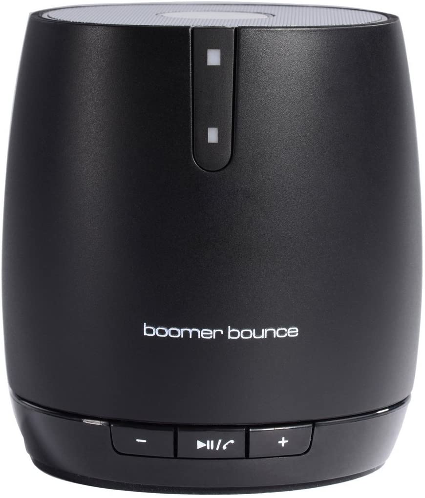 Ultron Boomer Bounce Mini Bluetooth-Lautsprecher mit Mikrofon, schwarz