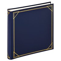 walther design MX-200-L Classicalbum Standard, Fotoalbum, blau, 30 x 30 cm