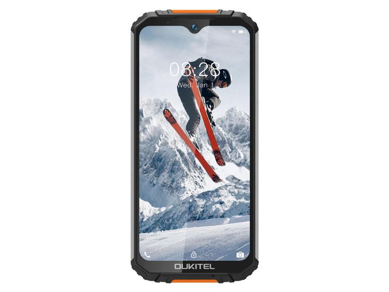OUKITEL WP6 Outdoor-Smartphone Farbdisplay, 128GB interner Speicher, 6GB RAM, Dual-SIM, Orange