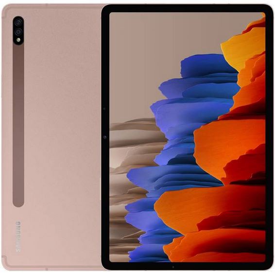 Samsung Galaxy Tab S7 Quad-HD-Auflösung 11 Zoll, WLAN-Tablet, Octa-Core, 6 GB RAM, 128 GB Speicher, Android, Mystic Bronze, EU-Ware (SM-T870NZNAEUE)