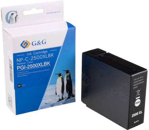 G & G Tinte ersetzt Canon PGI-2500XL BK Kompatibel Schwarz NP-C-2500XLBK 1C2500B