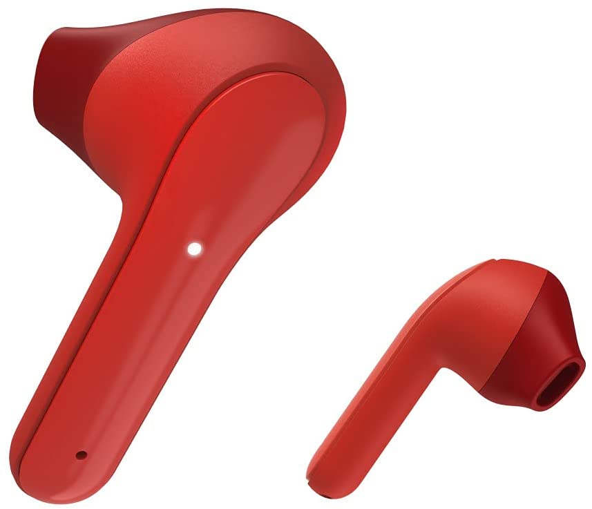 Freedom Light True Wireless In-Ear-Kopfhörer mit Bluetooth, Google Assistant, Apple Siri, Mintfarbe, rot