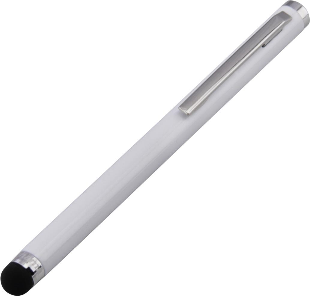 Hama Easy Eingabestift Weiß - Eingabestifte (Tablet, Universal, Weiß, Aluminium, 106 mm, 1 Stück(e))