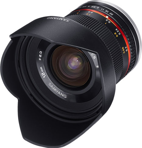 Samyang 12 mm / F 2.0 NCS CS
