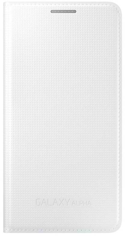 Samsung Flip-Tasche EF-FG850BW Galaxy Alpha weiß