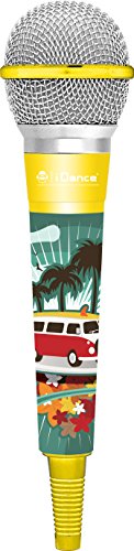 iDance CLM6 Gelb Karaoke Microphone Verkabelt Mikrofon - Mikrofone (Karaoke Microphone, 73 dB, 60-12000 Hz, Unidirektional, 600 Ohm, Verkabelt)