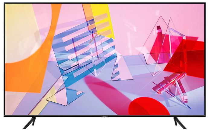Samsung QE65Q60T 163 cm (65 Zoll) QLED Smart TV (Ultra HD, HDR) HD-Triple-Tuner (Sat, Antenne, Kabel) Modelljahr 2020 Energieklasse G (EU-Modell)