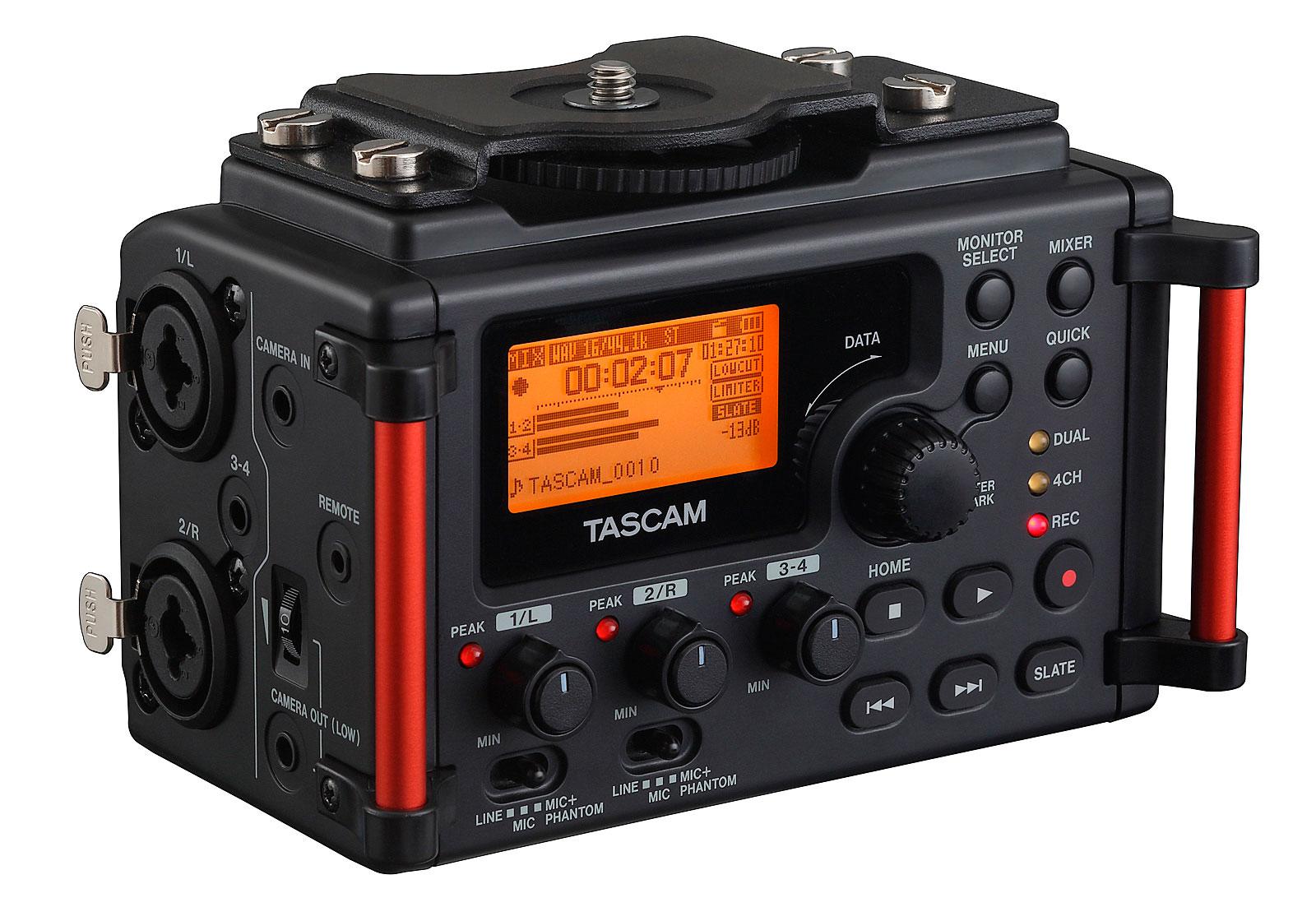Tascam DR-60DMK2 – Audiorecorder für DSLR-Kameras