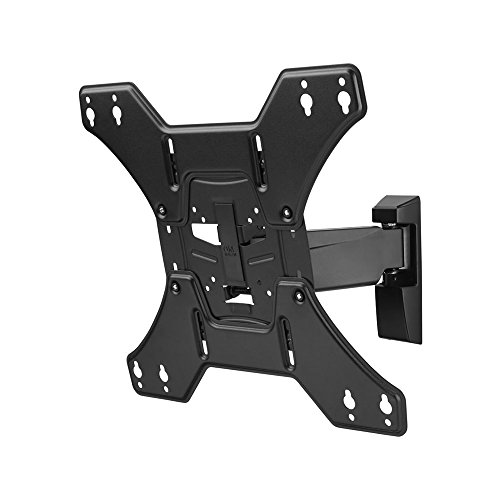 One For All TV-Wandhalterung - Schwenkbar 90° - Neigbar - Ausziehbare Fernseher Halterung - Curved 4K OLED QLED LED Flachbildfernseher - 13 bis 60 Zoll - VESA 75x75 bis 400x400 ? 10 Jahre - max. 50 kg - Schwarz ? WM4441