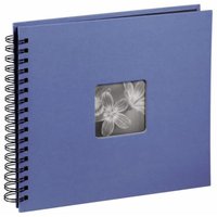 Hama Jumbo Fotoalbum, 36 x 32 cm, 50 schwarze Seiten, 25 Blatt, mit Ausschnitt für Bildeinschub, Fotobuch azur - Preisvergleich