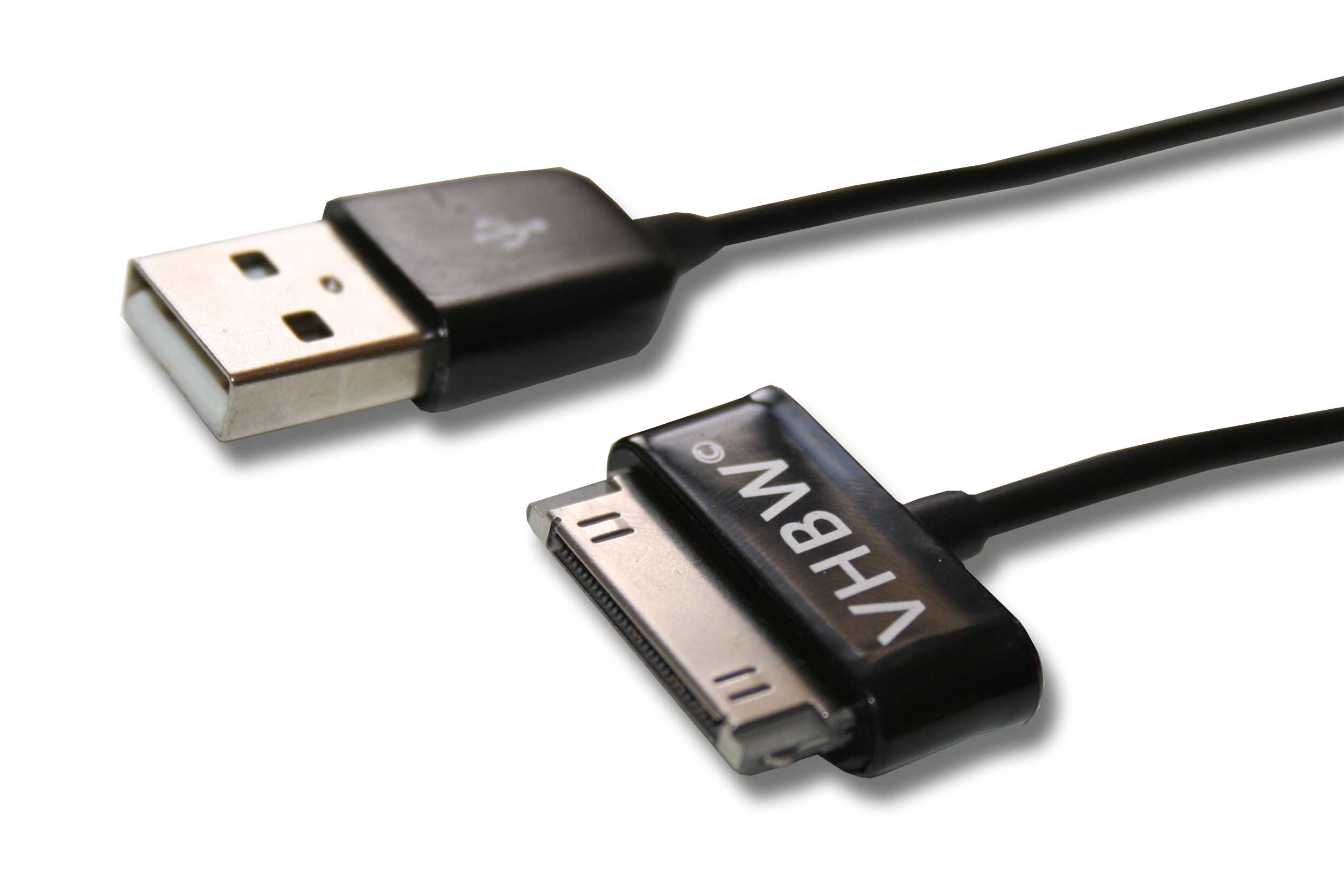 VHBW USB Datenkabel passend für Samsung Galaxy P1000, Tab 2 GT-P5110, GT-P5100, Galaxy Note 10.1 GT-N8000, GT-N8010, 10.1 LTE GT-N8020