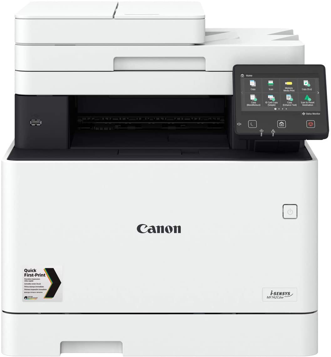 Canon i-SENSYS MF742Cdw 3-in-1 Laserdrucker Farbe WLAN 300 Blatt (3101C013)