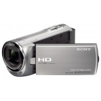 Sony HDR-CX220ER HD Flash Camcorder (1920 x 1080 (50p), 29,8mm Weitwinkel-Objektiv, 27-Fach Opt. Zoom, EXMOR R CMOS Sensor) rot