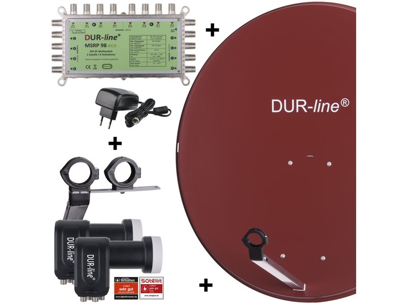 DUR-line MDA 90 R 2S-8T Eco - 8 TN Multischalter Set