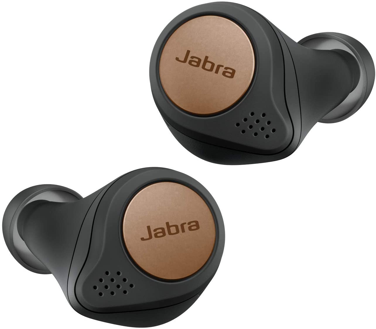 Jabra Elite Active 75t Amazon Edition Sport-Kopfhörer mit passiver Geräuschunterdrückung und langer Akkulaufzeit für True-Wireless-Erlebnis bei Telefonaten und Musik Kupfer / Schwarz