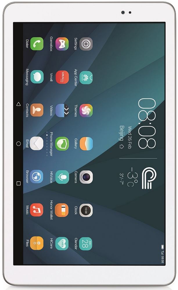 Huawei MediaPad T1 10.0 HD-Auflösung 9,6 Zoll, LTE-Tablet, Quad-Core, 1 GB RAM, 16 GB Speicher, Android, Weiß (53014480)