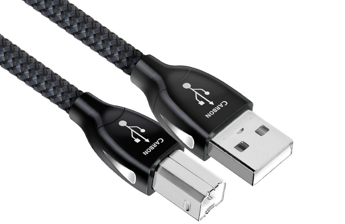 AudioQuest 0.75m Carbon USB A-B USB-Kabel 0,75 m USB B schwarz