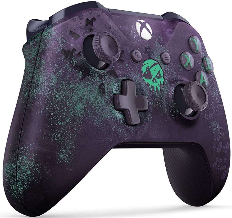 Microsoft Xbox One S Wireless Controller Sea of Thieves Limited Edition Violett, Grün (WL3-00079) (PC, Xbox One, Xbox Series)