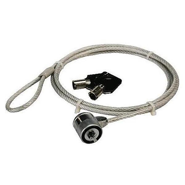 LogiLink Laptop Diebstahlsicherung mit Schloss silber