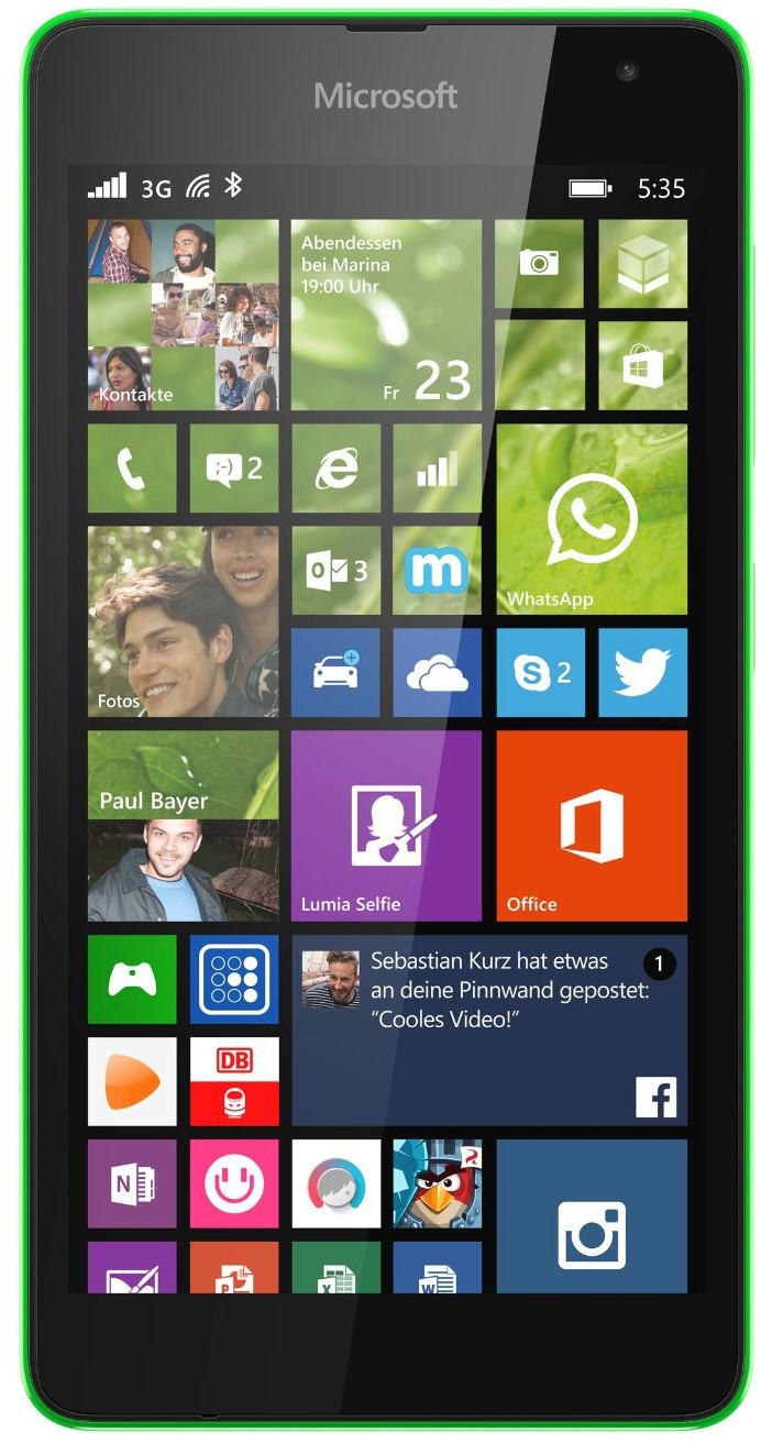 Microsoft Lumia 535 8GB Grün 