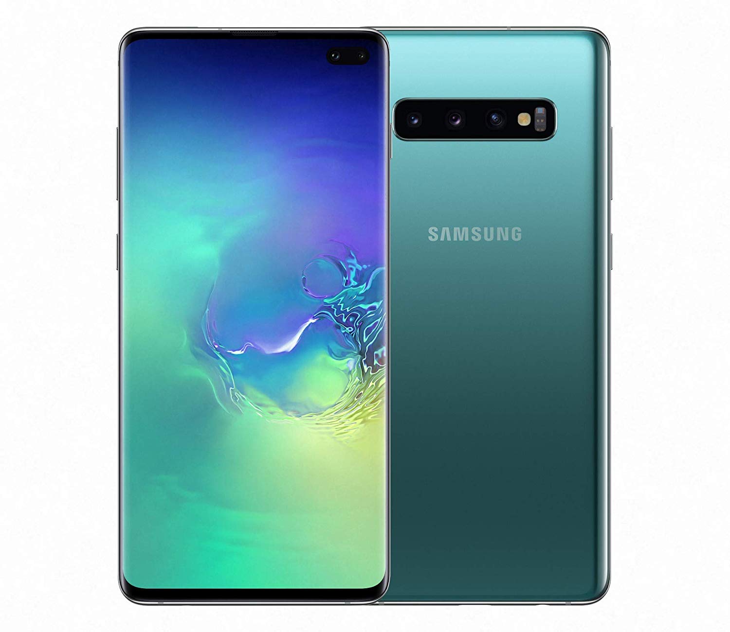 Samsung Galaxy S10+ Smartphone 16,26cm Pixel (6,4 Zoll) Super AMOLED-Display, 128GB interner Speicher, 8GB RAM, Dual-SIM, Android, Prism Green